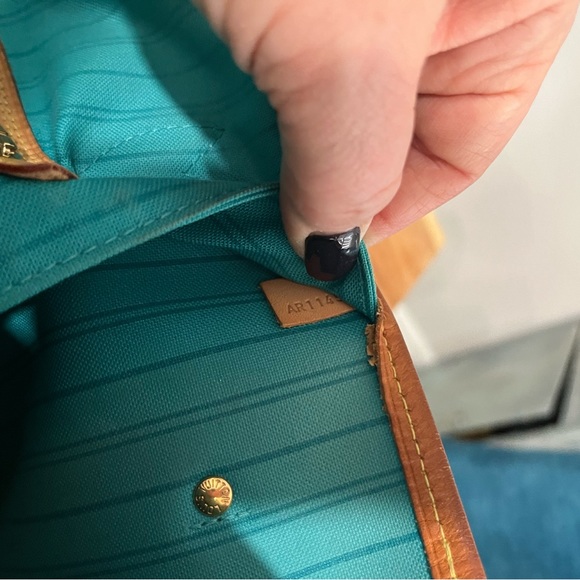 Louis Vuitton Brown and Blue Tote - Picture 11 of 11